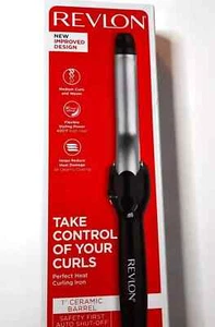Take Control Of Your Curls Curling Iron Revlon 1" Ceramic Barrel Perfect Heat - Picture 1 of 3