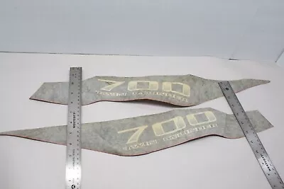 Nos Set Oem Polaris Snowmobile Pan 700 Decals 7170511, 7170512 - Image 1 of 2