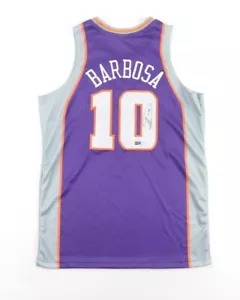 Leandro Barbosa Signed Phoenix Suns Jersey (Steiner) 2003 1st Rnd Pick NBA Draft - Picture 1 of 5