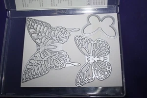 NEW Stampin Up BUTTERFLIES Thinlits Dies Sizzix Bigshot Butterfly Nature - Picture 1 of 3