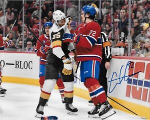 Autographed Montreal Canadiens Arber Xhekaj Fight 8x10 Signed Photo #1 Original