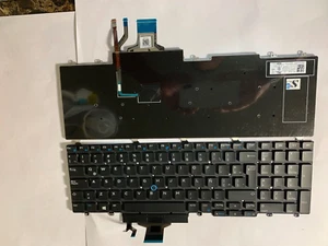 New - 5Y0RX Dell Latitude E5550 / Pre  3510 7510 Spanish Keyboard Non-Backlit - Picture 1 of 3