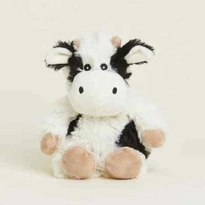 Black and White Cow Junior Plush Soothes, Warms And Comforts - Picture 1 of 6