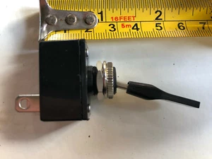MOMENTARY ON FLICK SWITCH LUCAS PADDLE LEVER TOGGLE HORN WASHERS LAMP FLASH ETC - Picture 1 of 7