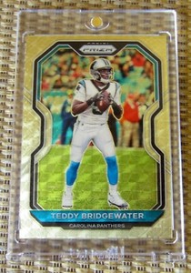 2020 Panini Prizm | *Teddy Bridgewater* GOLD VINYL 4/5 Panthers #236