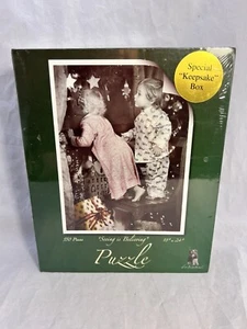 Christmas Puzzle Sealed Kim Anderson “Seeing is Believing” 550 pcs 18" X 24" Box - Picture 1 of 8