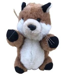 Vintage 1989 Gund Fox? Plush Animal 6 inch - Picture 1 of 6