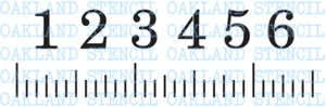 Growth Chart Ruler STENCIL For Making 6 Foot Tall Boards Kids Family Height - Bild 1 von 4