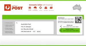 Domestic Letter with Tracking Prepaid Envelope Small – 50 Pack - Picture 1 of 1