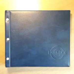 Vinyl Vintage Schallplattenalbum in blauem Lederdesign, mit PALMA Logo, für 13 - Picture 1 of 1