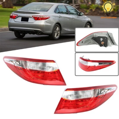 For Toyota Camry 2015-2017 Outer Left&Right Rear Tail Lights Brake Lamps Pair - Image 1 of 4