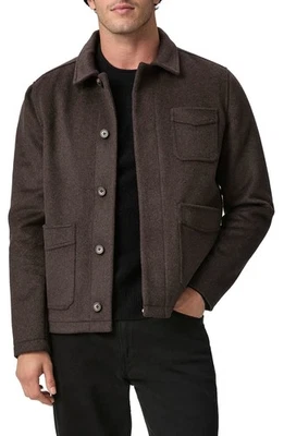 Nueva Chaqueta Paige Para Hombre Chancery Mezcla Lana Talla M Marrón Foto 1 de 4
