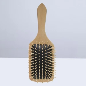 Cepillo de pelo de madera peine de masaje para cuero cabelludo adecuado para todo tipo de cabello - Imagen 1 de 11