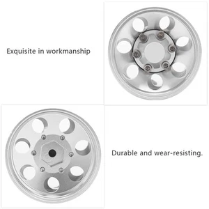 Rear RC Trailer Front Rear Wheels Felgen Naben Mit 7 Speichen Für 1/ UI - Bild 1 von 17