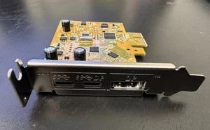 Low Profile Bracket Dell Sunix upd2018 USB3.1 type c half-height expansion 2GT22 - Picture 1 of 5