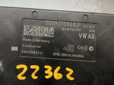 5Q0937084AJ centralina confort per AUDI A3 SPORTBACK (8VA 8VF) 2.0 TDI 5459459 - Immagine 1 di 4