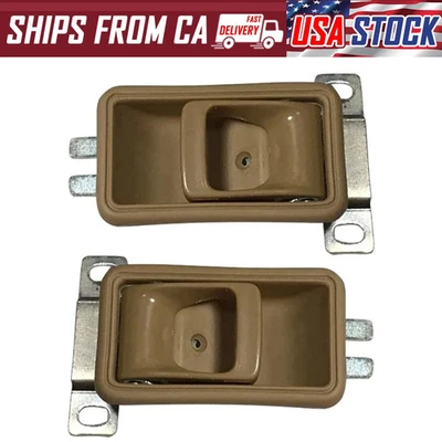 Par de manijas de puerta interiores para camioneta Ute Toyota Hilux RN30 LN30 RN40 LN40 1978-1983 Foto 1 de 4