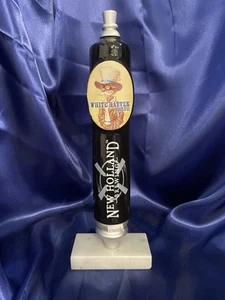 New Holland Brewing - Sombrerero Blanco - Mango de grifo de cerveza - 11” Nuevo sin caja - Imagen 1 de 6