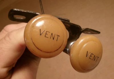 Nuevo de Lote Antiguo 1949 1950 Coche Chevrolet Perilla de Ventilación de Aire Fresco con Cable Original GM Foto 1 de 4