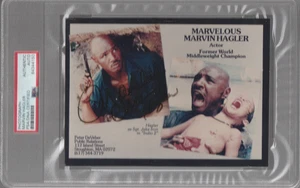 Marvelous Marvin Hagler (d.2021) Signed 5x7 Photograph Autograph Photo Boxer PSA - Picture 1 of 1