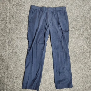 Bonobos Monday Weekday Warrior Golfhose Herren 34 x 30 blau weiß Chino flache Vorderseite - Bild 1 von 8