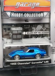 Greenlight Hobby Collection Muscle Car Garage 1968 Chevrolet Corvette L88 - Picture 1 of 5