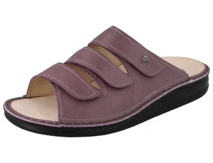 FINN COMFORT Korfu Damen Pantolette Hausschuhe zart lila altlila rose Glattleder - Bild 1 von 1