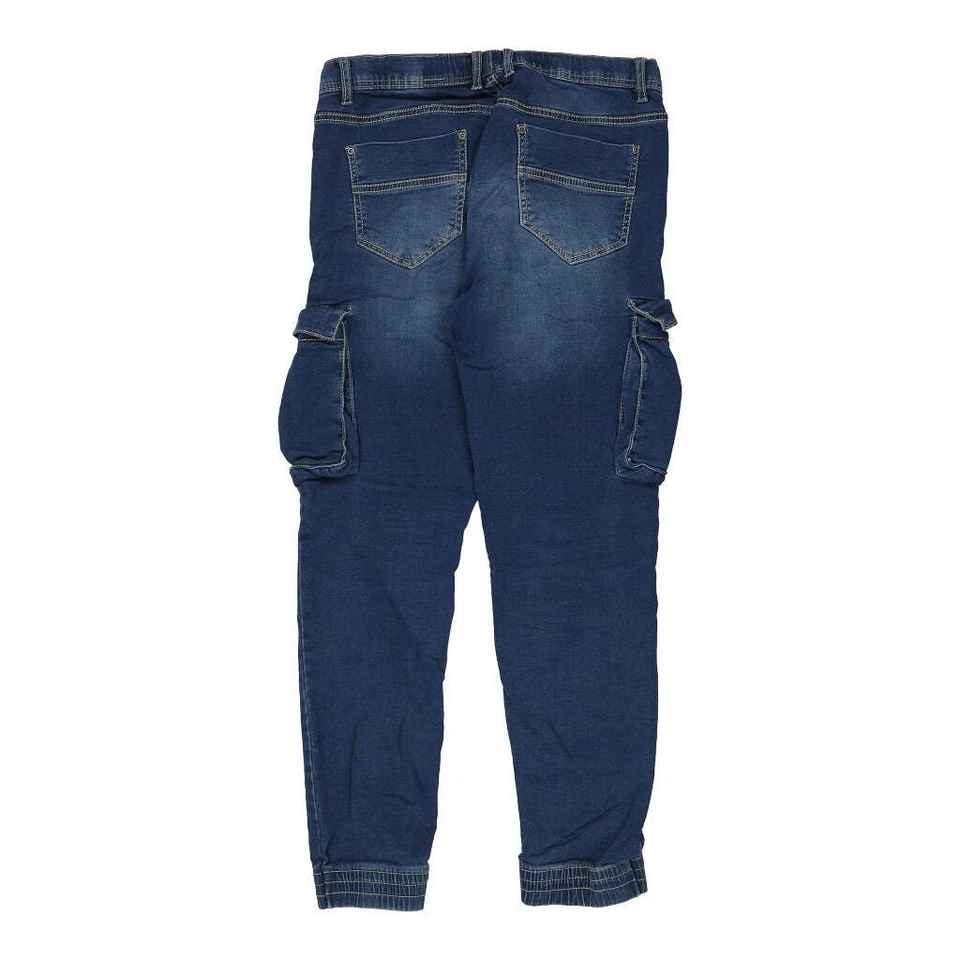 Rainbow Cargo Jeans - 36W UK 14 Blue Cotton - Image 1 of 4