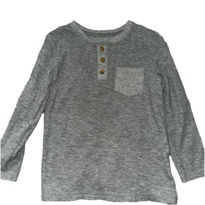 Size 5T Cat & Jack Long Sleeve Henley - Picture 1 of 6