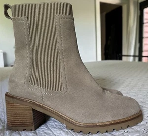 Seychelles Suede Taupe Boots - Picture 1 of 5