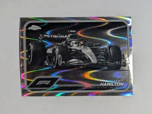 Lewis Hamilton #78 2024 Topps Cromo F1 Negro Blanco Raywave Paralelo Fórmula 1 - Imagen 1 de 2