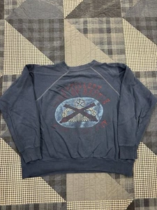 Vintage Late 60s Thrashed Paratrooper 82nd ABN Sweatshirt USAF Artillery Mens M - Picture 1 of 13