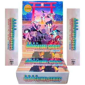 DVD Anime Monogatari Series (Season 1-3) (Vol. 1-102 End) +3 Movies (11-DVD) Box - Picture 1 of 14