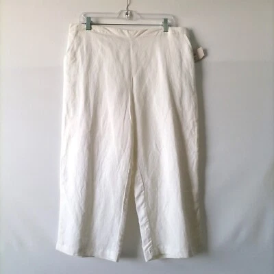 Nuevo con etiquetas Pantalón corto Valerie Stevens MLNP0169 para mujer blanco frente plano talla XL Foto 1 de 4