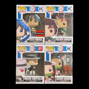 Funko Pop Lot! Animation Dämonenjäger mit Giyu exklusiv + Protektoren neuwertig - Bild 1 von 10