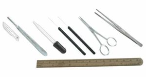 Biologie Student Präparieren Set 17 Instrumente für Schule College Labor - Bild 1 von 3