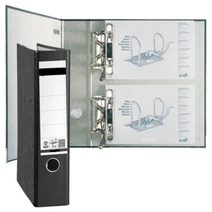 3er Sparpack Doppelordner 8 cm breit - farbig sortiert – 2. Wahl / B-Ware - Bild 1 von 1