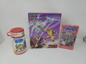 1987 CAPTAIN POWER vintage Brand New Aladdin Thermos, Puzzle, Bio Dread VHS LOT - Picture 1 of 9