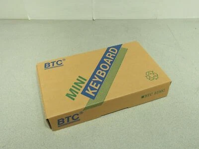New In Box BTC 5100C DIN 5 Pin Mini Compact Keyboard AT Din 5 Connector - Image 1 of 4