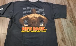 Vintage 90s Mike Tyson T-Shirt XL He's Back Nintendo 1995 Single Stitched Free Mike - Bild 1 von 11