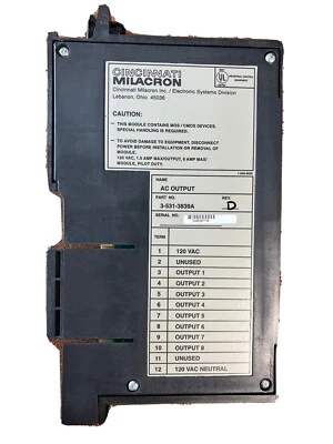 CINCINNATI MILACRON  3-531-3839A 120V AC OUTPUT MODULE NEW CONDITION - Image 1 of 4