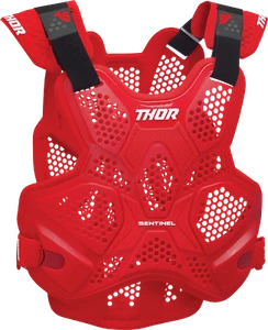 Protector de pecho Thor Sentinel LTD Roost ROJO Motocross Tallas XS-2XL NUEVO - Imagen 1 de 2