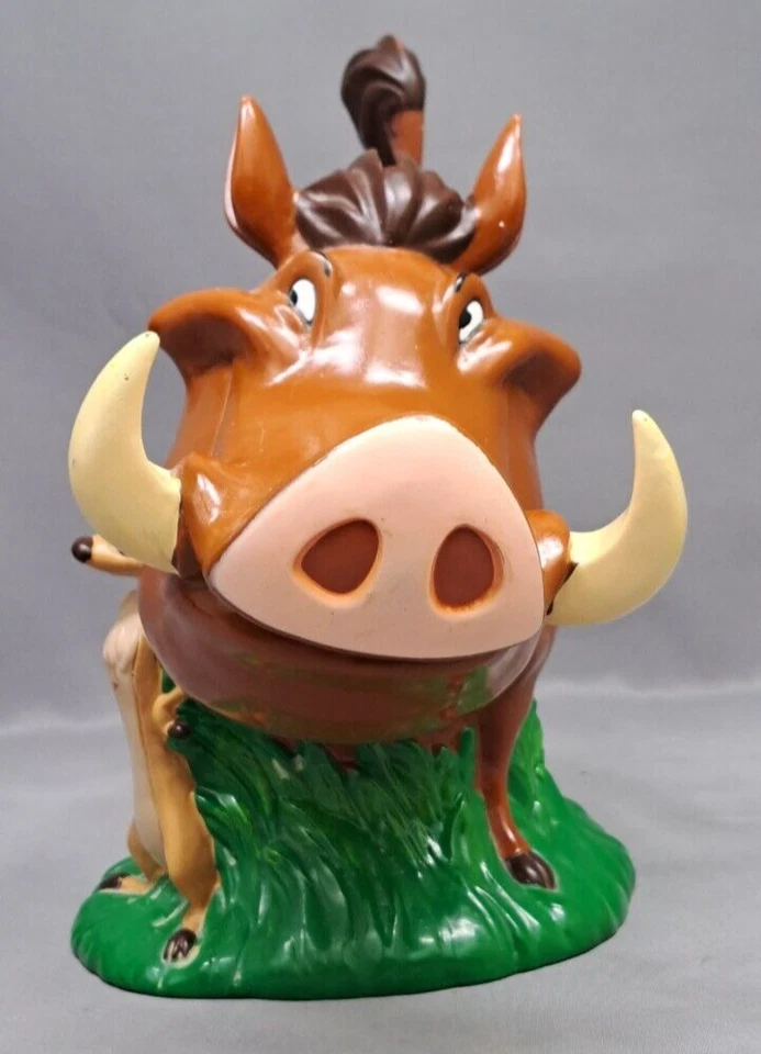 Figura Banco Vinilo Disney El Rey León Timón y Pumba de Enesco Foto 1 de 4