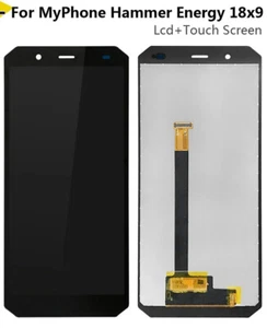Display LCD Touch Screen Ricambio Nero Per Myphone Hammer Energy 18X9 5,7" - Foto 1 di 2