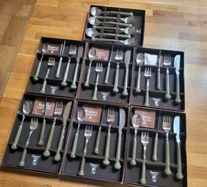 CUBERTERÍA VERDE DENBY REGENCY - DISPONIBLE INDIVIDUALMENTE - EN CAJA EN JUEGOS DE 5 - Imagen 1 de 19