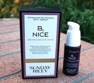 Bonito suero Sunday Riley B3 10 % niacinamida 1 oz / 30 ml tamaño completo - Imagen 1 de 1