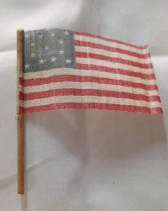 13 Star Centennial American Parade Flag Civil War Era Vintage - Picture 1 of 4