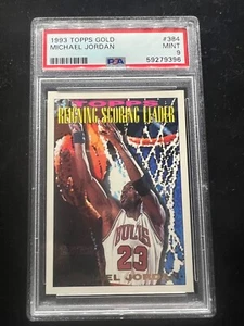 Michael Jordan FSL 1993-94 Topps Gold #384 Chicago Bulls HOF PSA 9 MINT - Bild 1 von 2