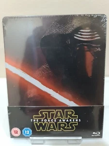 STAR WARS THE FORCE AWAKENS BLU-RAY STEELBOOK, DISPATCH SAME DAY - Picture 1 of 7