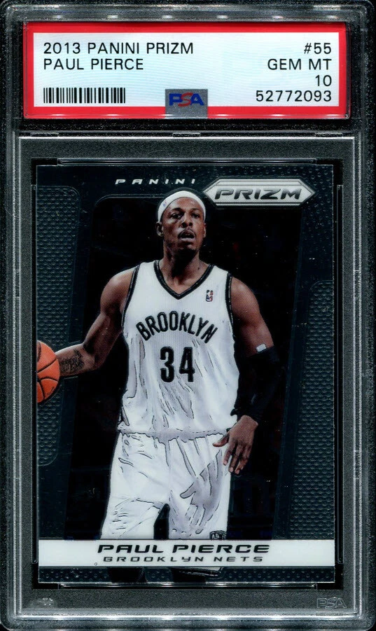 PSA 10 GEMAS COMO NUEVAS 2013 PANINI PRIZM PAUL PIERCE #55 REDES B178 Foto 1 de 1